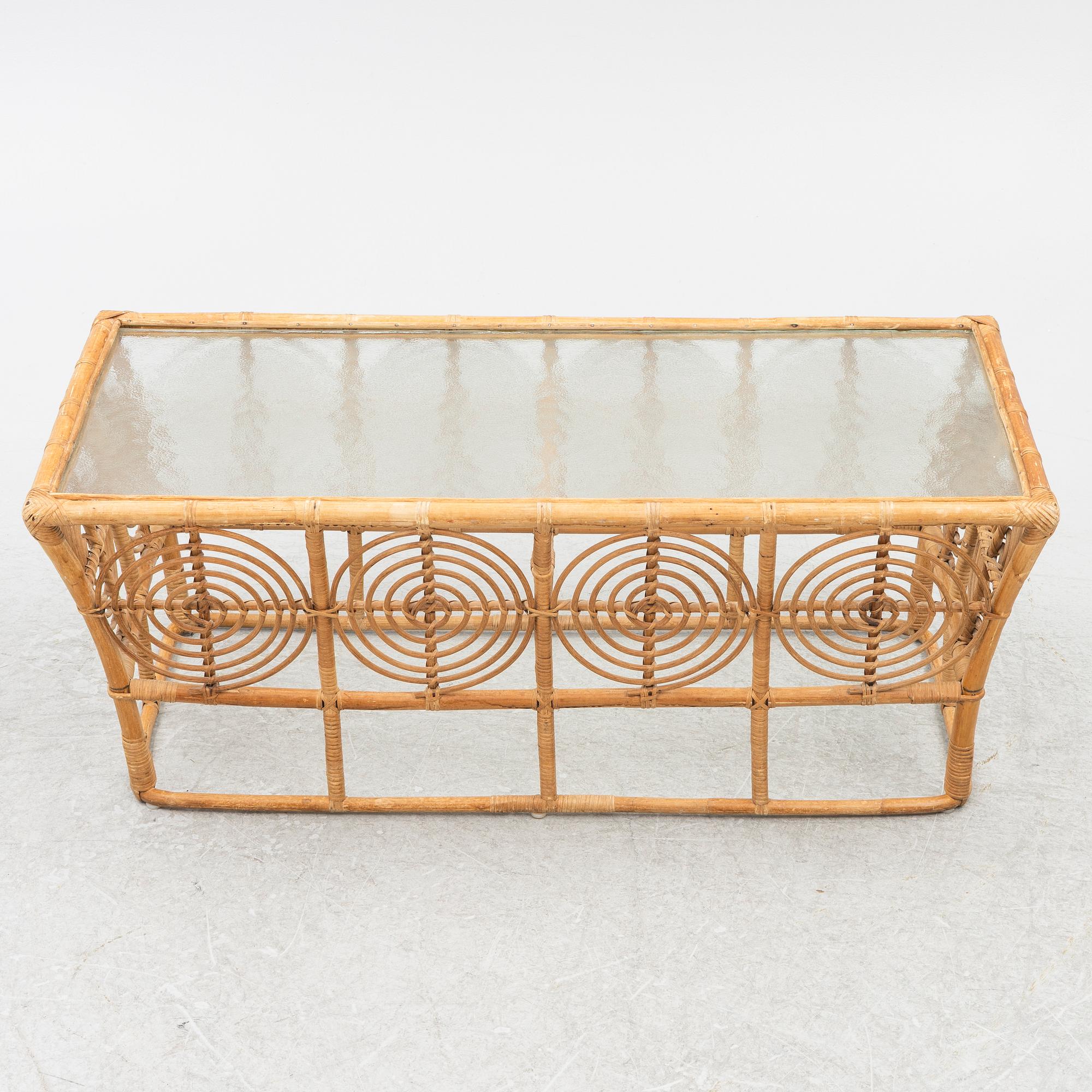 Soffbord, Sjövalls korgmakeri, 1940-50-tal.