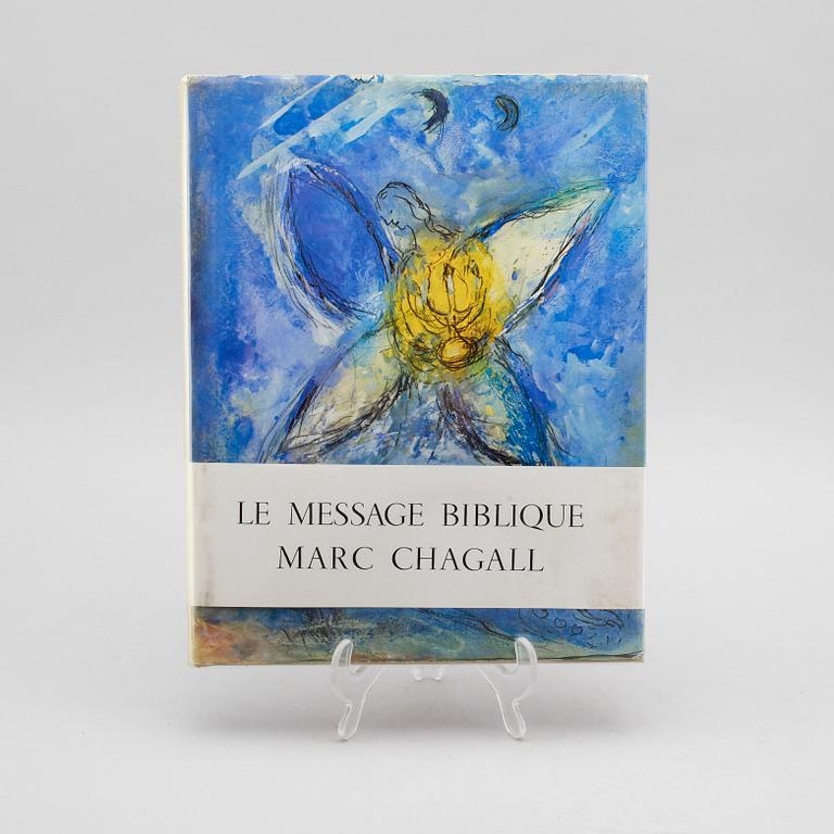 BOK, "Le Message biblique Marc Chagall", Fernand Mourlot, Paris, signerad.