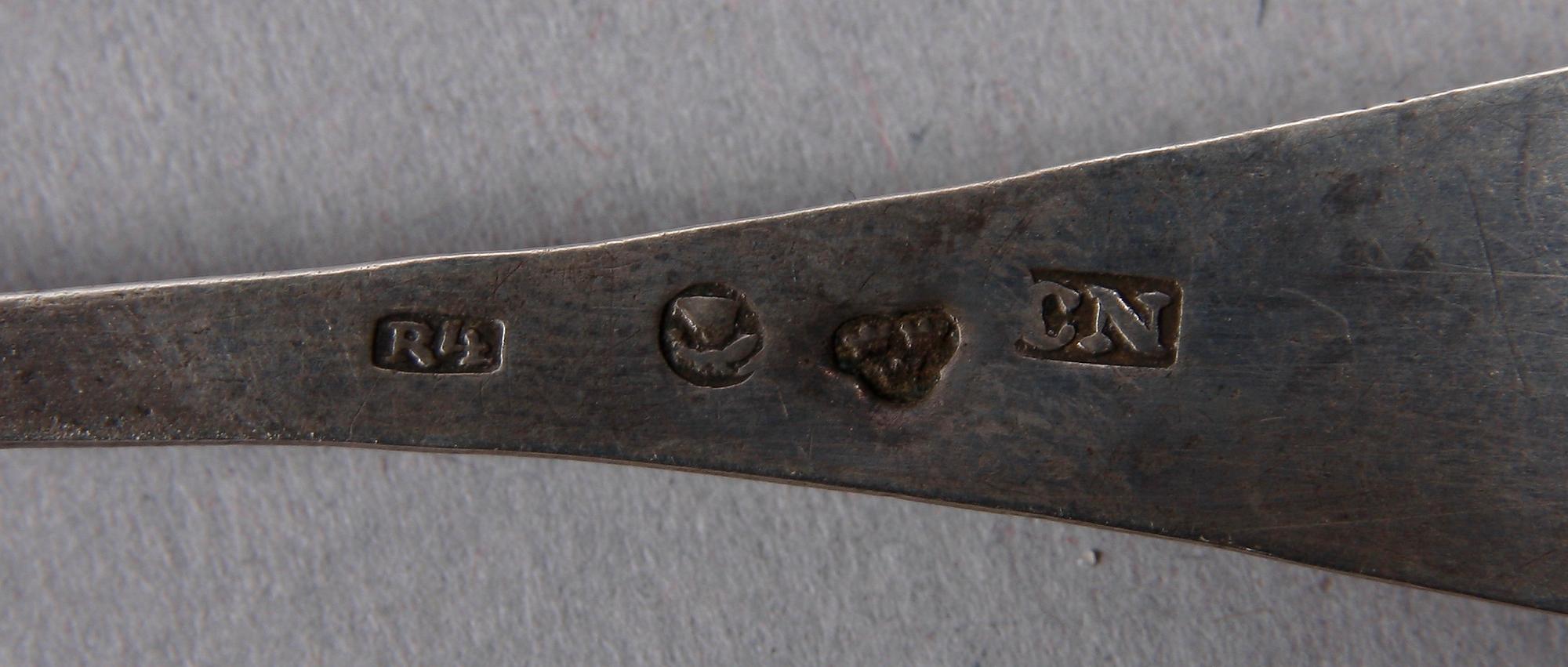 PARTI SILVER, 13 delar, flertal olika mästare och städer, bla Söderhamn, 1800-1900-tal.