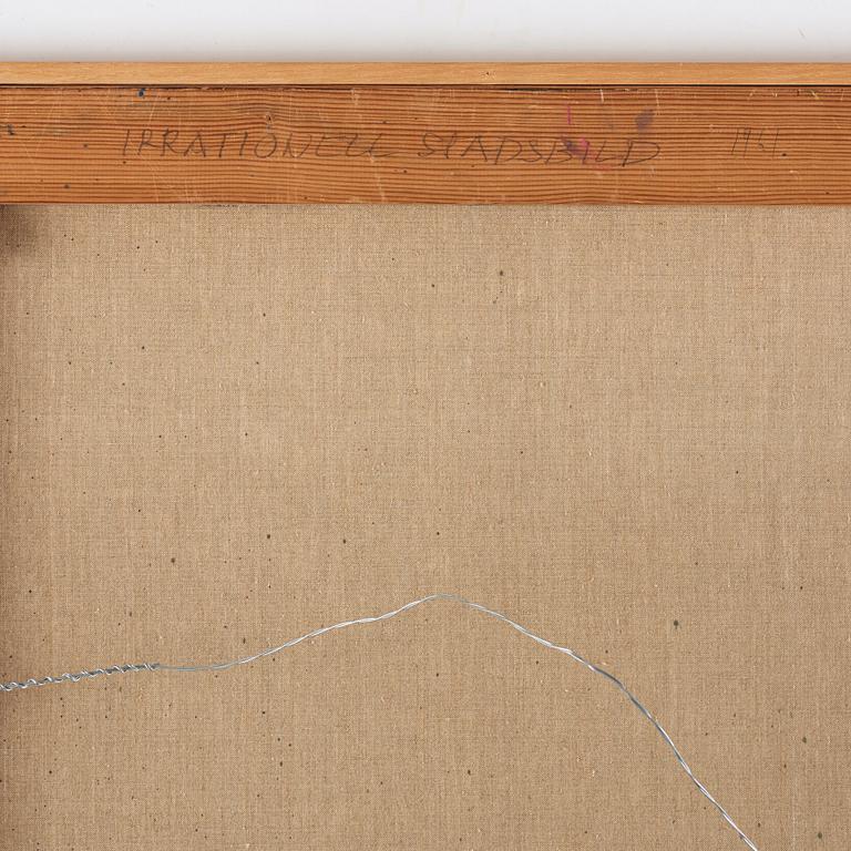 CO HULTÉN, oil on canvas, signed, executed 1961.