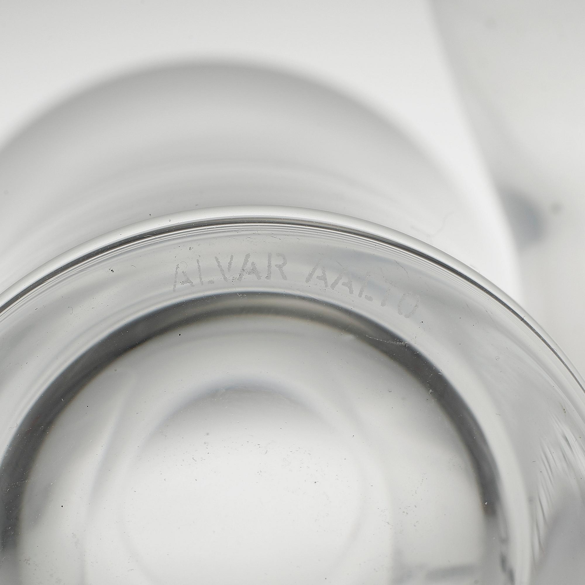 GLASSERVIS, 60 delar, Alvar Aalto, Iittala.