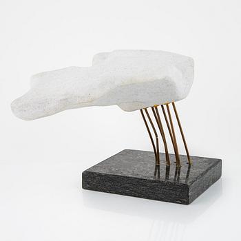 Björn Selder, sculpture, unsigned, diabase.