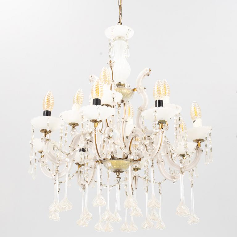 A chandelier, mid-20th Century.