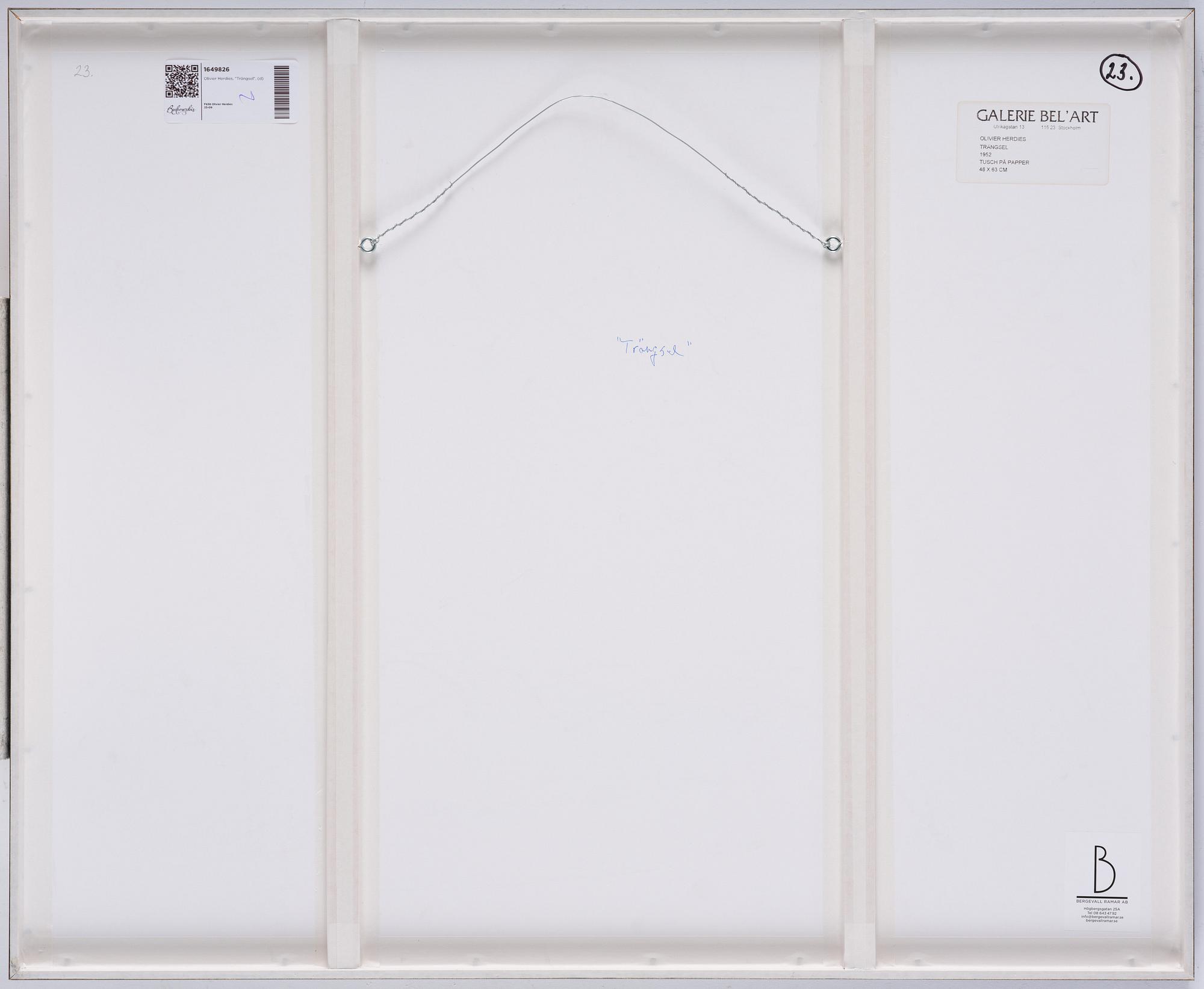 Olivier Herdies, "Trängsel".