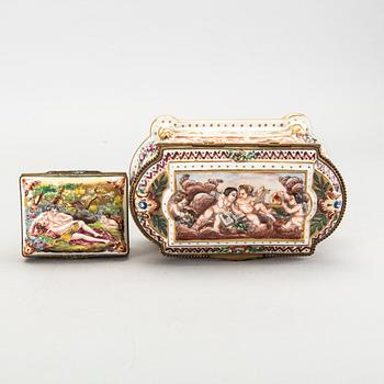 Dosor 2 st Neapelliknande mörke Italien 1900-talets första hälft.