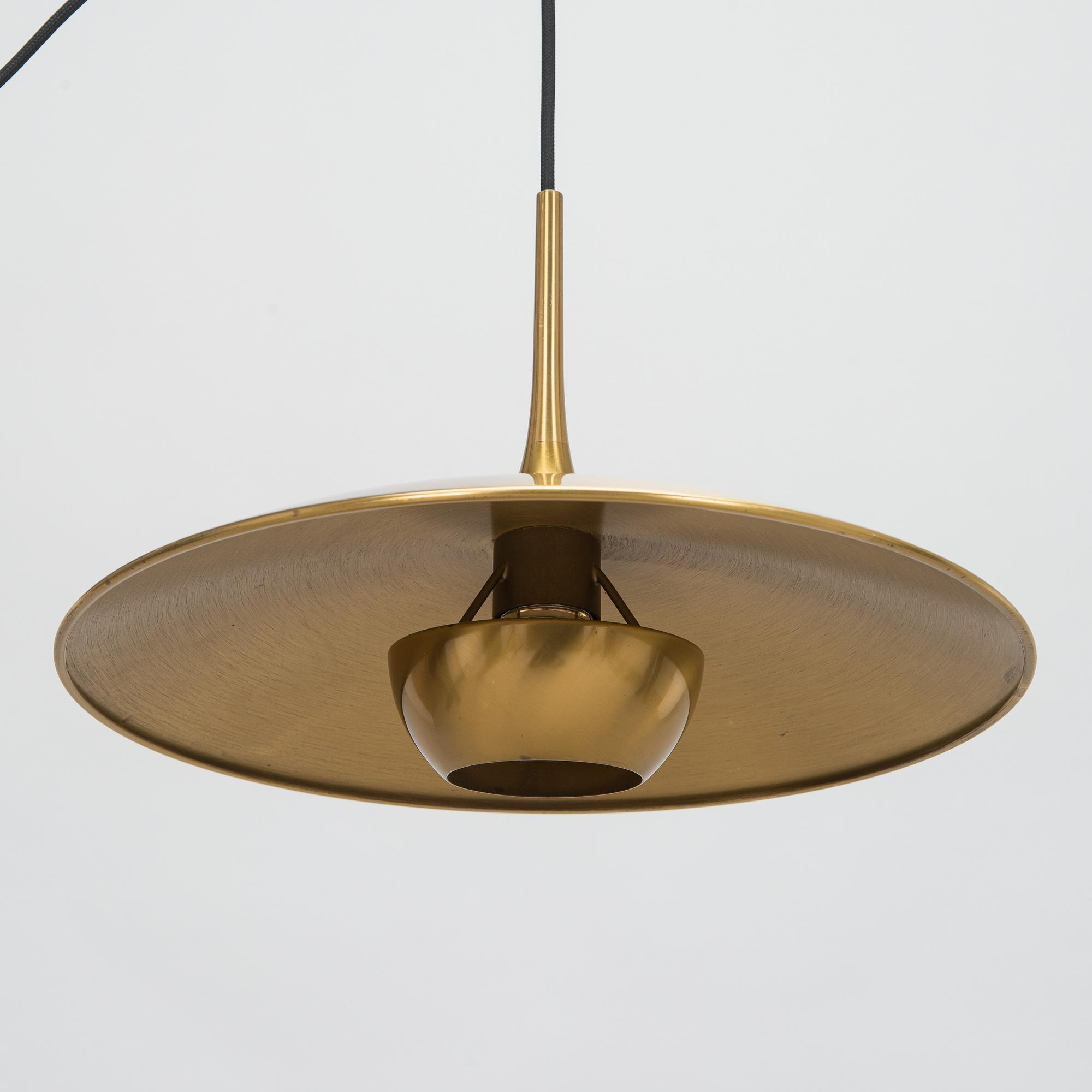 Florian Schulz, A 1970s ceiling light 'Onos 40', manufacturer Licht & Object, Germany.