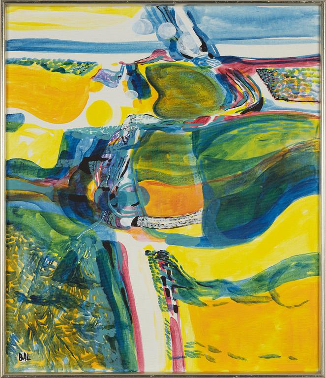 Bengt Arne Linderos, oil on canvas, signed.