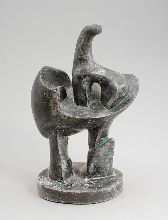 EDELBERT KÖB, skulptur, gips, signerad och daterad 1967.