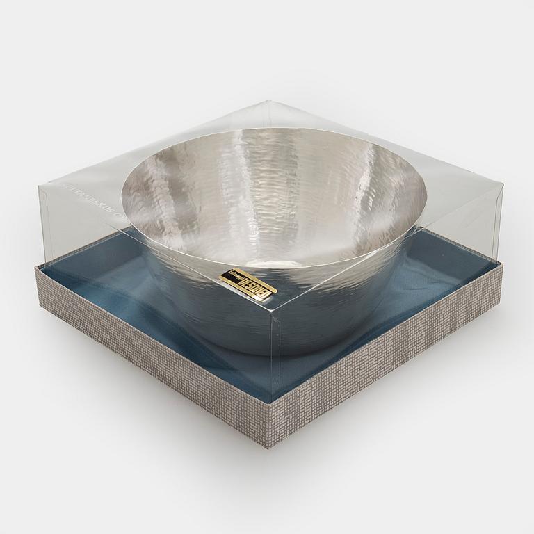 Tapio Wirkkala, skål, silver, Kultakeskus Tavastehus 1978.