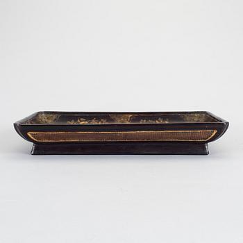 TRAY, lacquerware, Qing dynasty, 19th century.