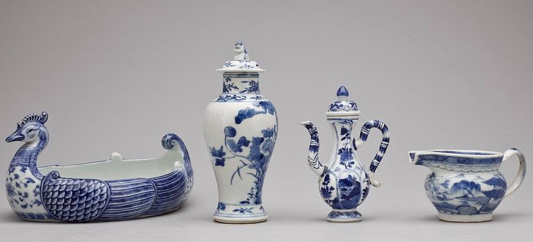 PARTI PORSLIN, 4 delar, Kina, bl a 1800-tal.