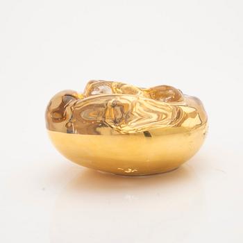 Åsa Jungnelius, Ljuslykta, "Snippa Gold", Limited edition, Kosta Boda, 2000-tal.