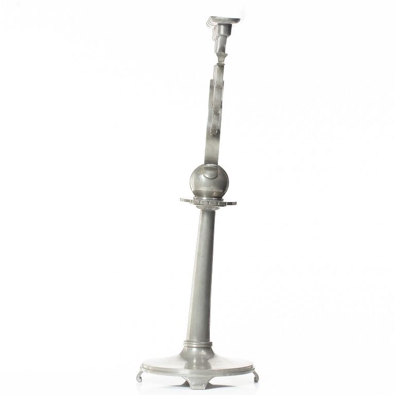 Astrid Aagesen, kandelaber, tenn, Helsingborg 1920/30-tal.