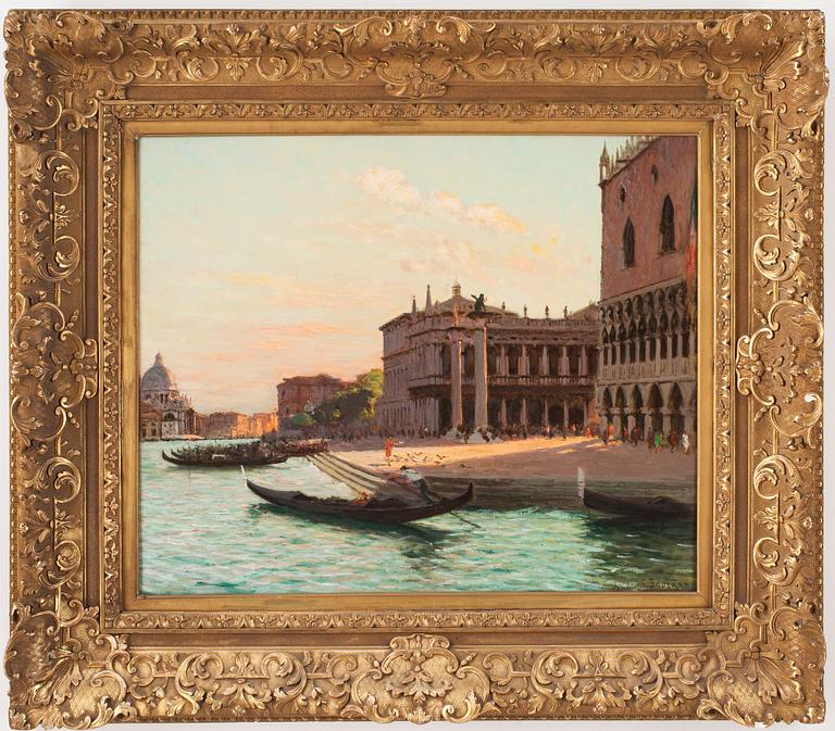 GASTON BOUCART, olja på duk, signerad.