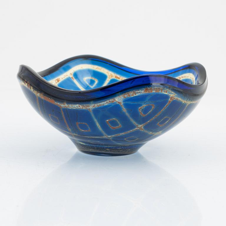 Sven Palmqvist, a 'Ravenna' glass bowl, Orrefors, 1960 or 1962.