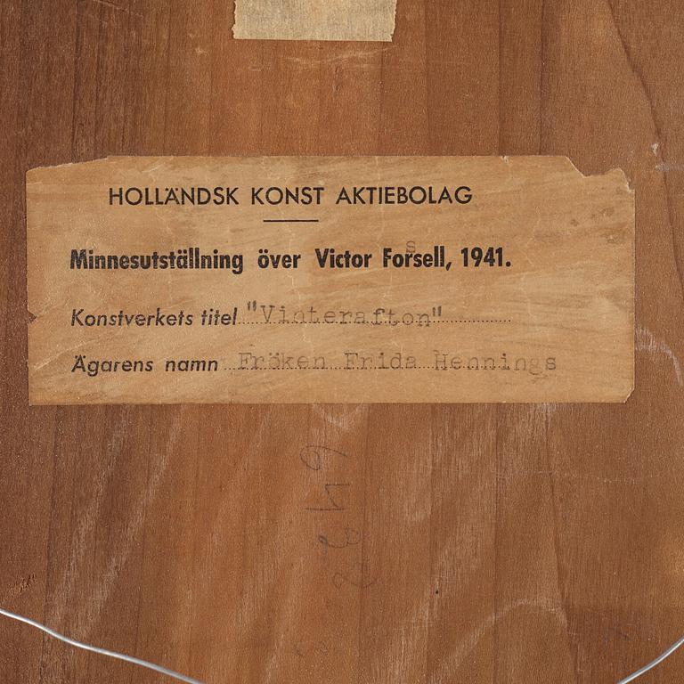 Victor Forssell, signed Vi Forssell, oil on panel.