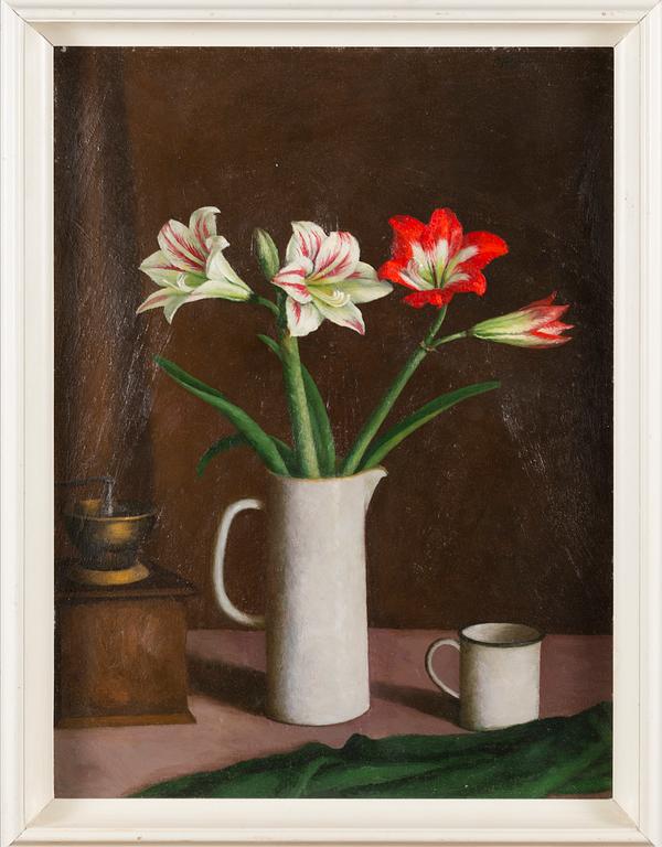 OLAV MARAN, oil on board, signed and dated-80.