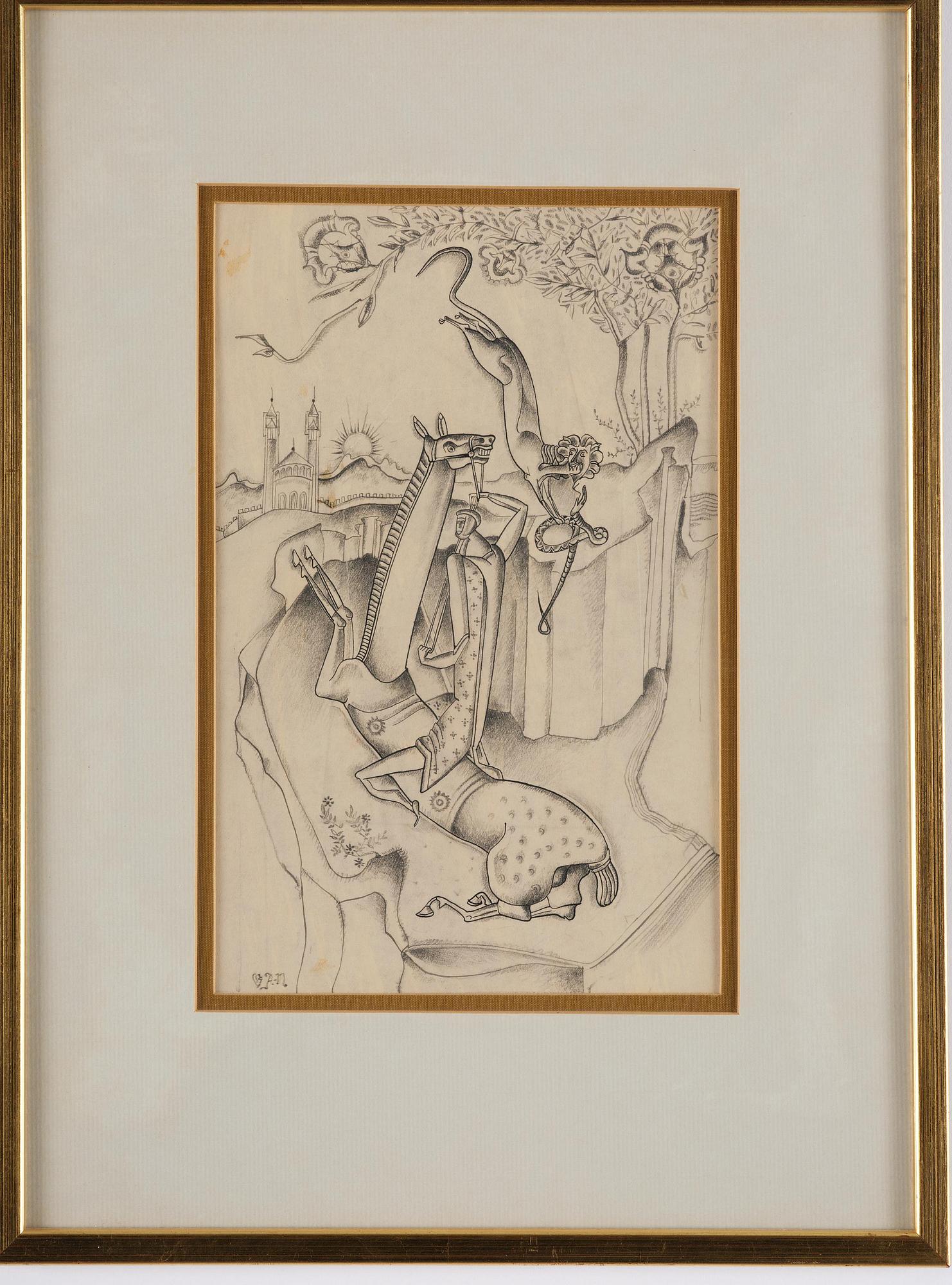 Gösta Adrian-Nilsson, Rider.