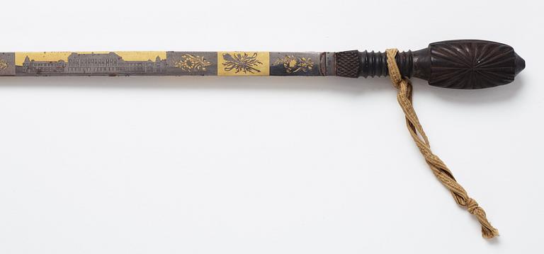 An ell measure stick, Sweden, late 19 th ct.