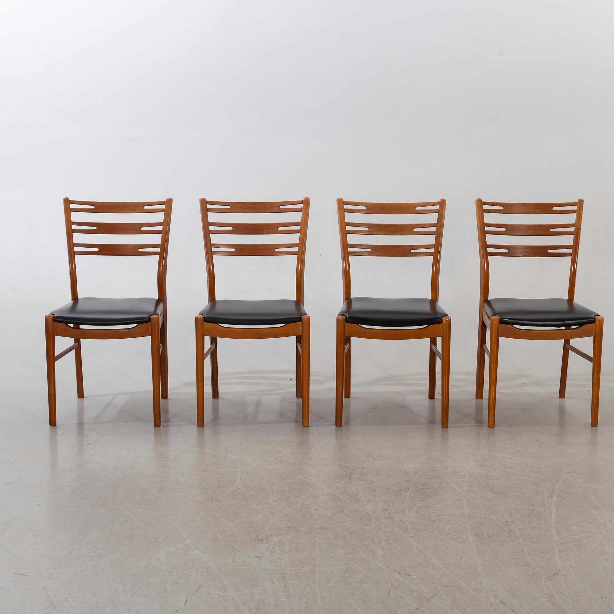 STOLAR, 4 st, "Della", Ikea, omkring år 1960.