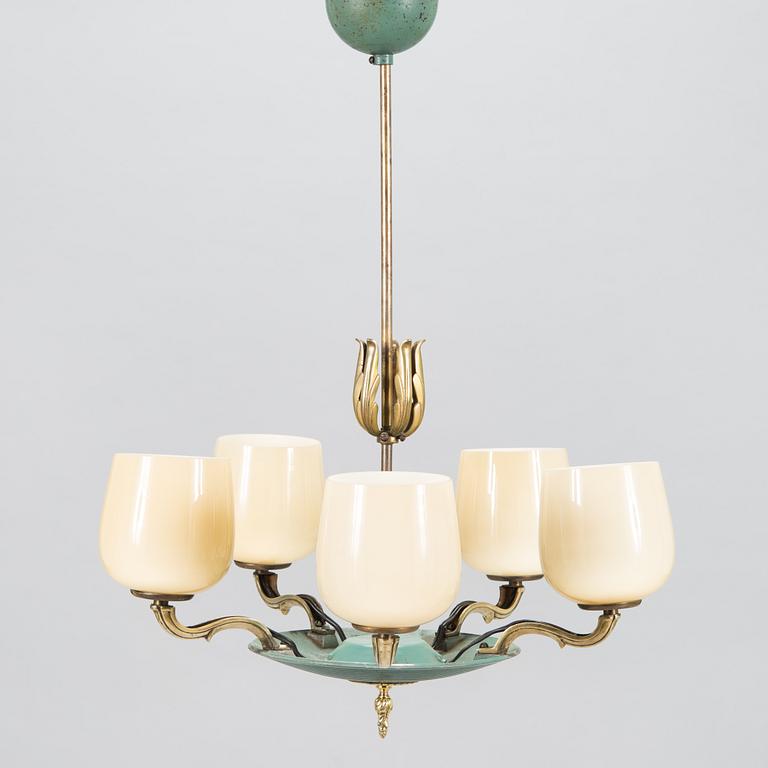 Paavo Tynell, taklampa, modell 1374 för Taito 1930/1940-tal.