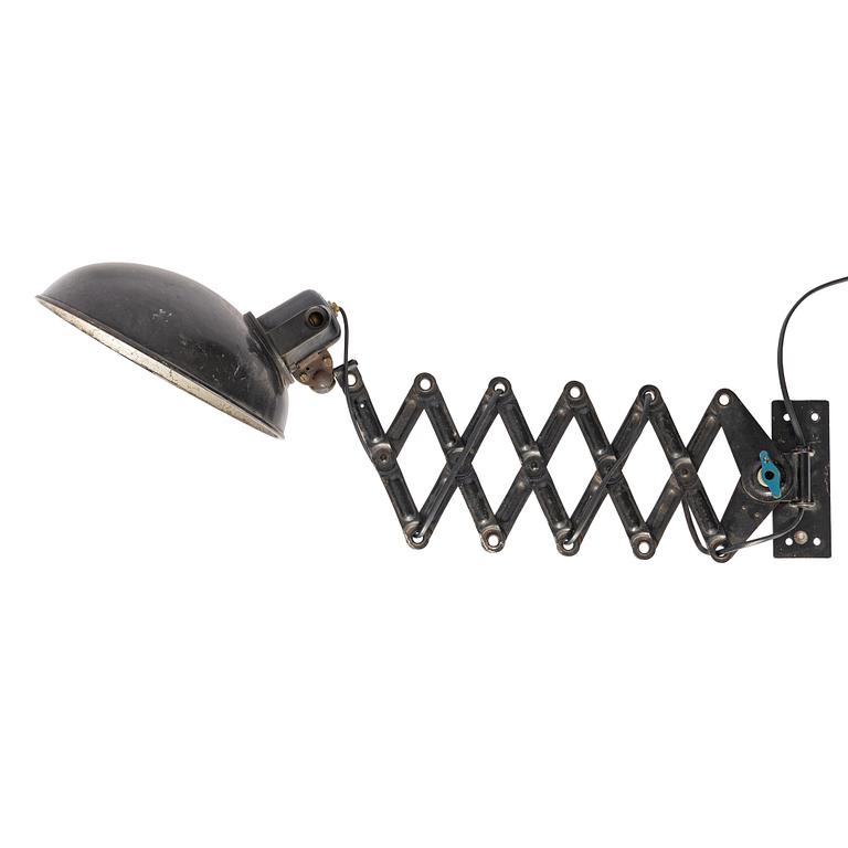 Wall lamp, industrial, mid-20th century.