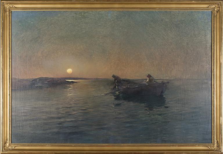 ARVID JOHANSON, olja på duk, signerad.