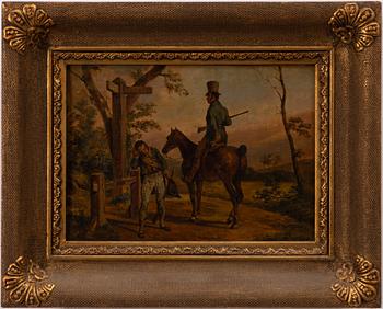 Okänd konstnär, 1800-tal, Vägskäl.