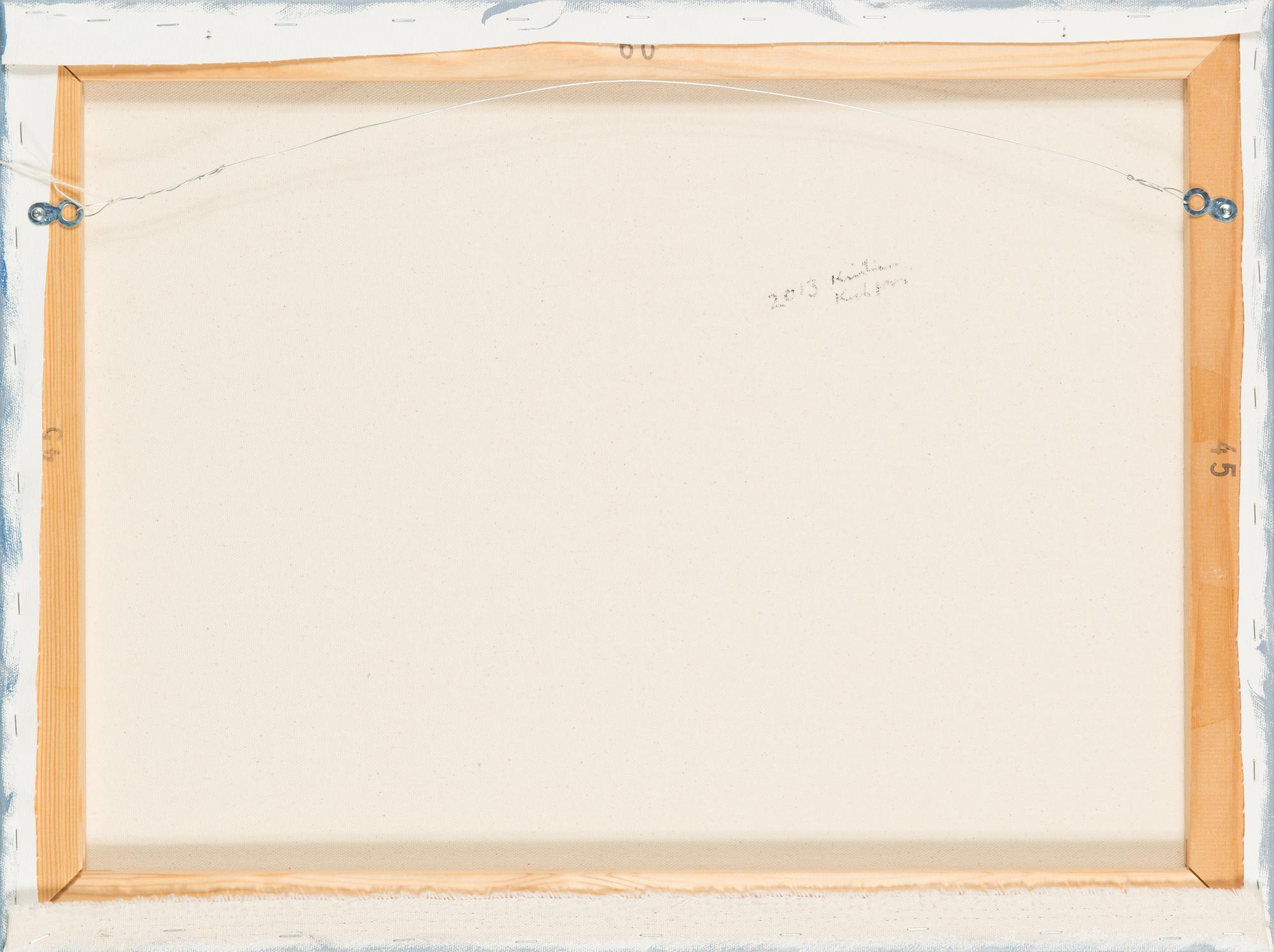 Kristian Krokfors, oil on canvas, signed and dated 2013.