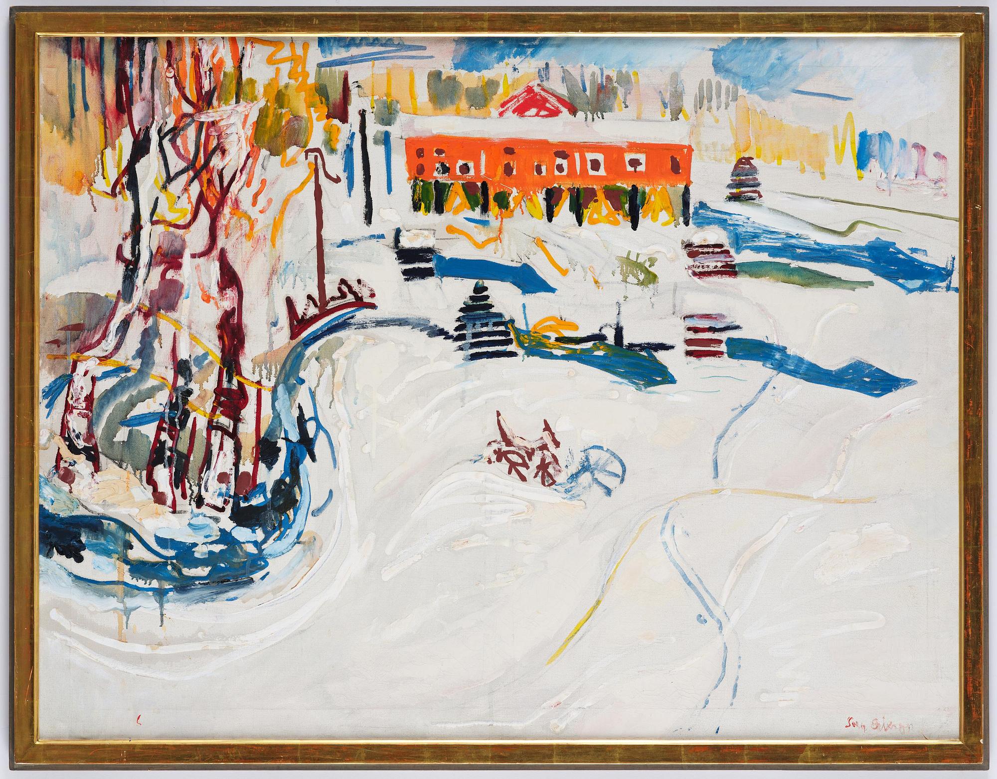 Sven X:et Erixson, "Vinter, Mekrossla, Njutånger".