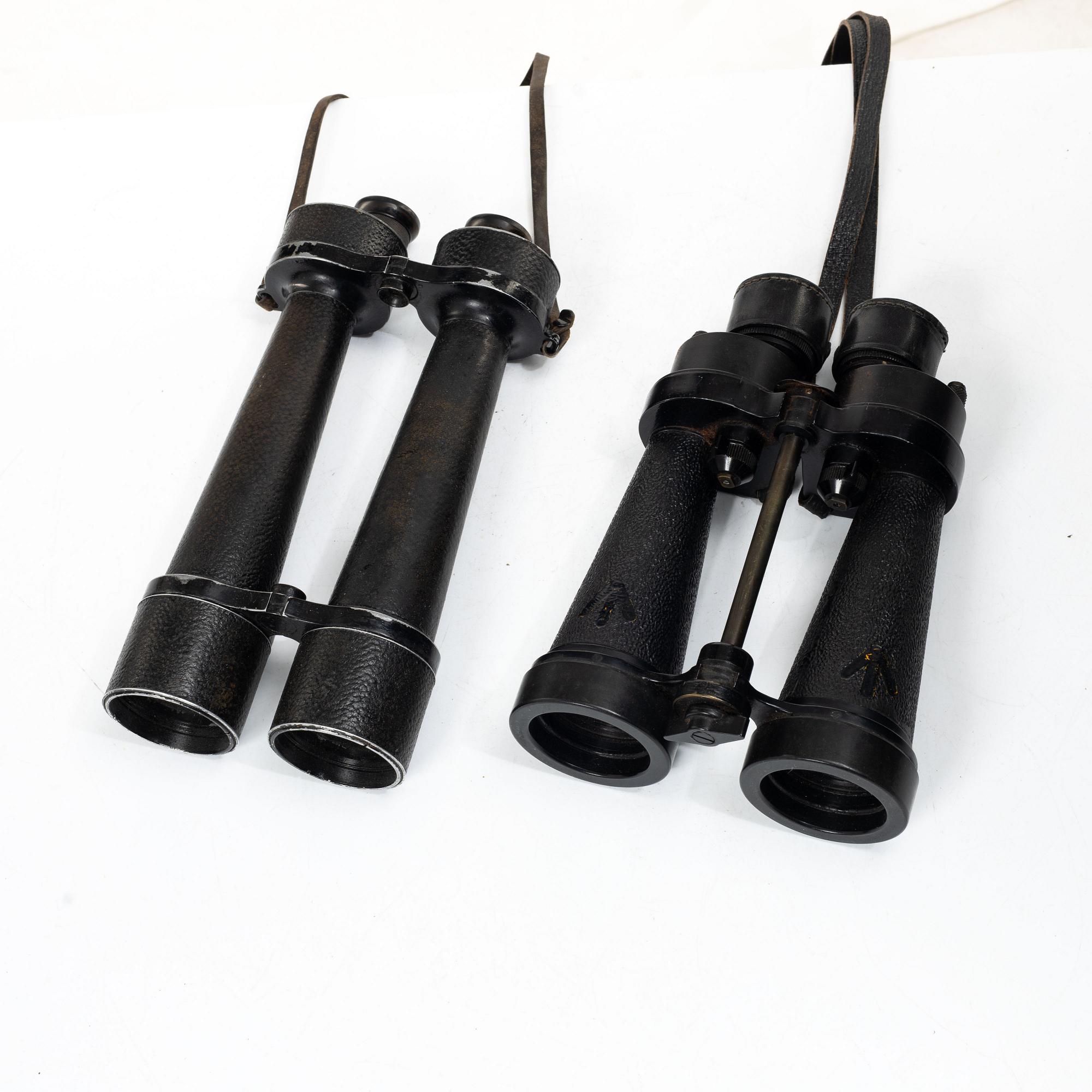 Marinkikare, 2 st, Zeiss Jen Delfort 18x50 och Barr & Stroud 7 x.