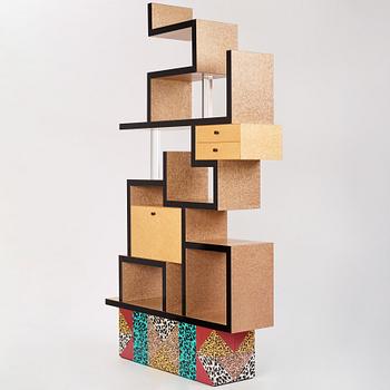 Ettore Sottsass, a "Max" bookcase, Memphis, Italy, post 1987.