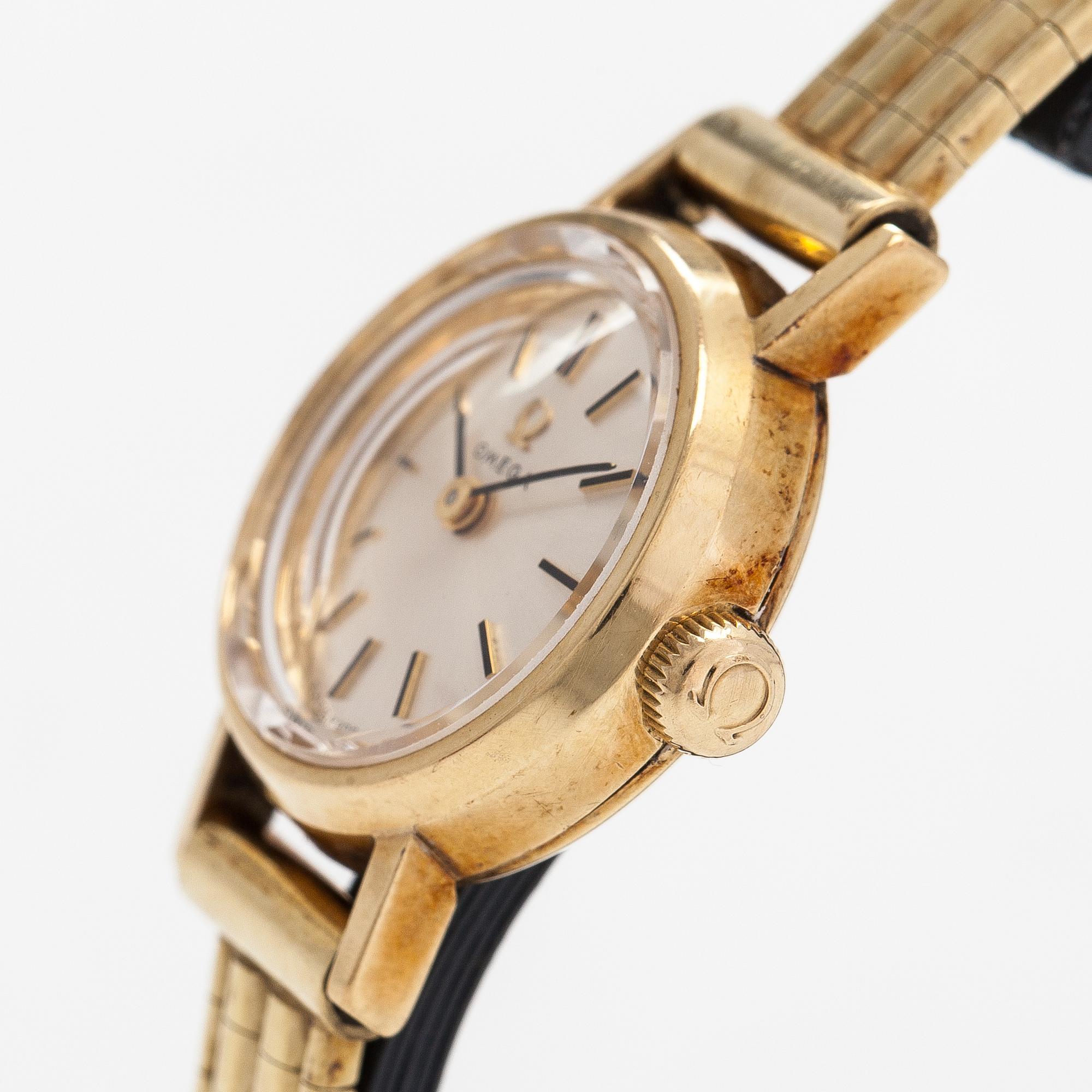 Omega, armbandsur, 19 mm.