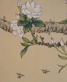 Unidentified artist, two watercolour paintings, 20th century.