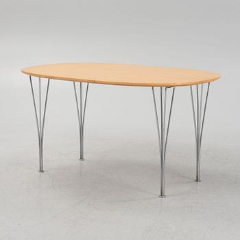 Bruno Mathsson, a "Superellips" table for Fritz Hansen, Denmark.