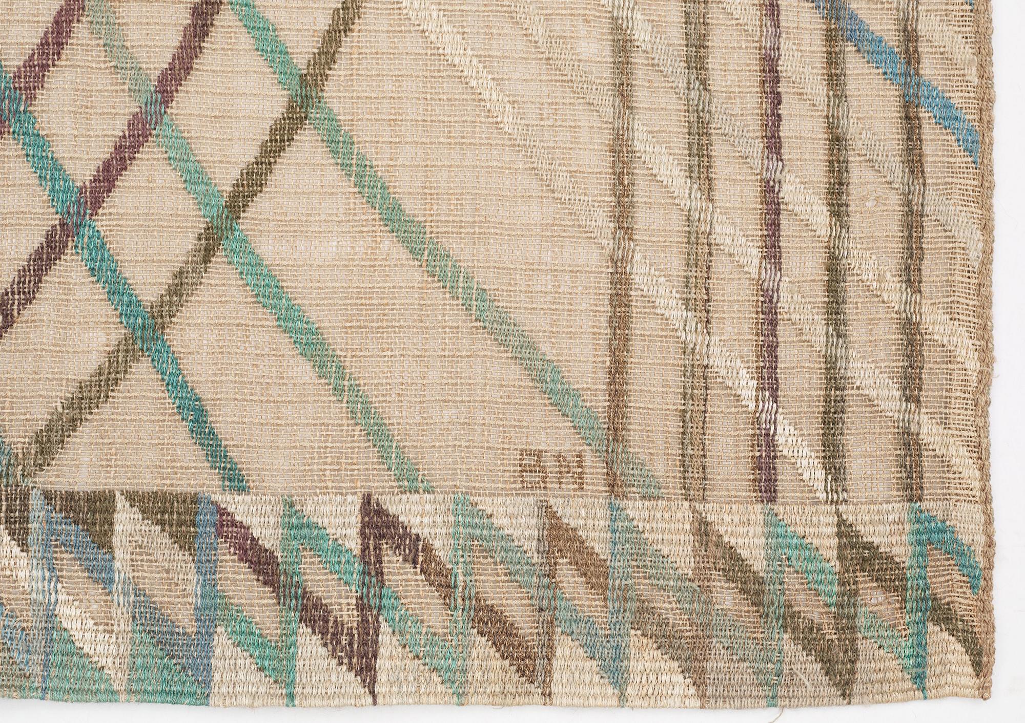DRAPE. "Kärvar". Tapestry weave (gobelängvariant). 242,5 x 185 cm. Signed AB MMF BN.