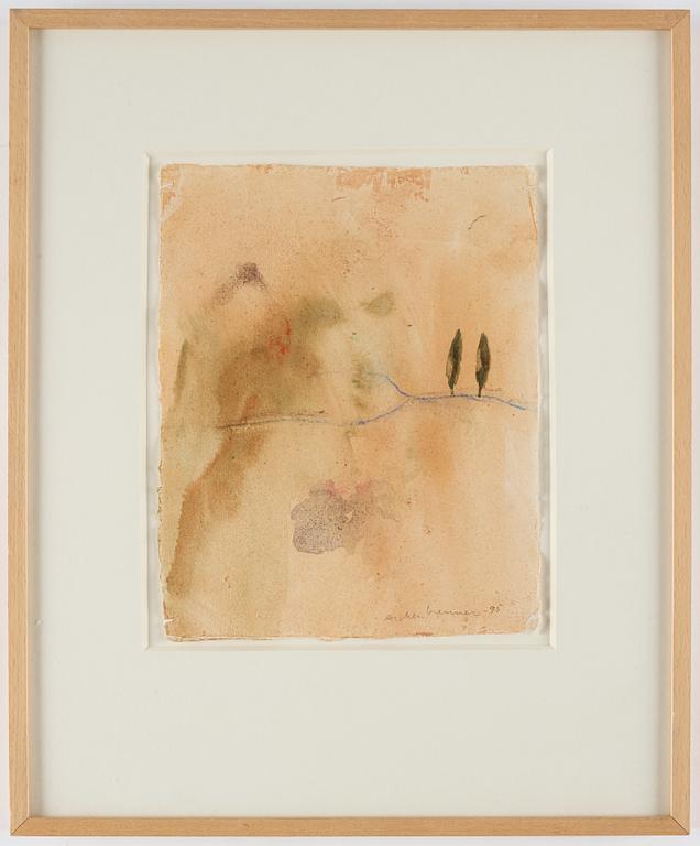 Lennart Aschenbrenner, watercolour, signed and dated -95.