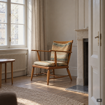 Anna-Lülja Praun, armchair, Austria, 1950s.