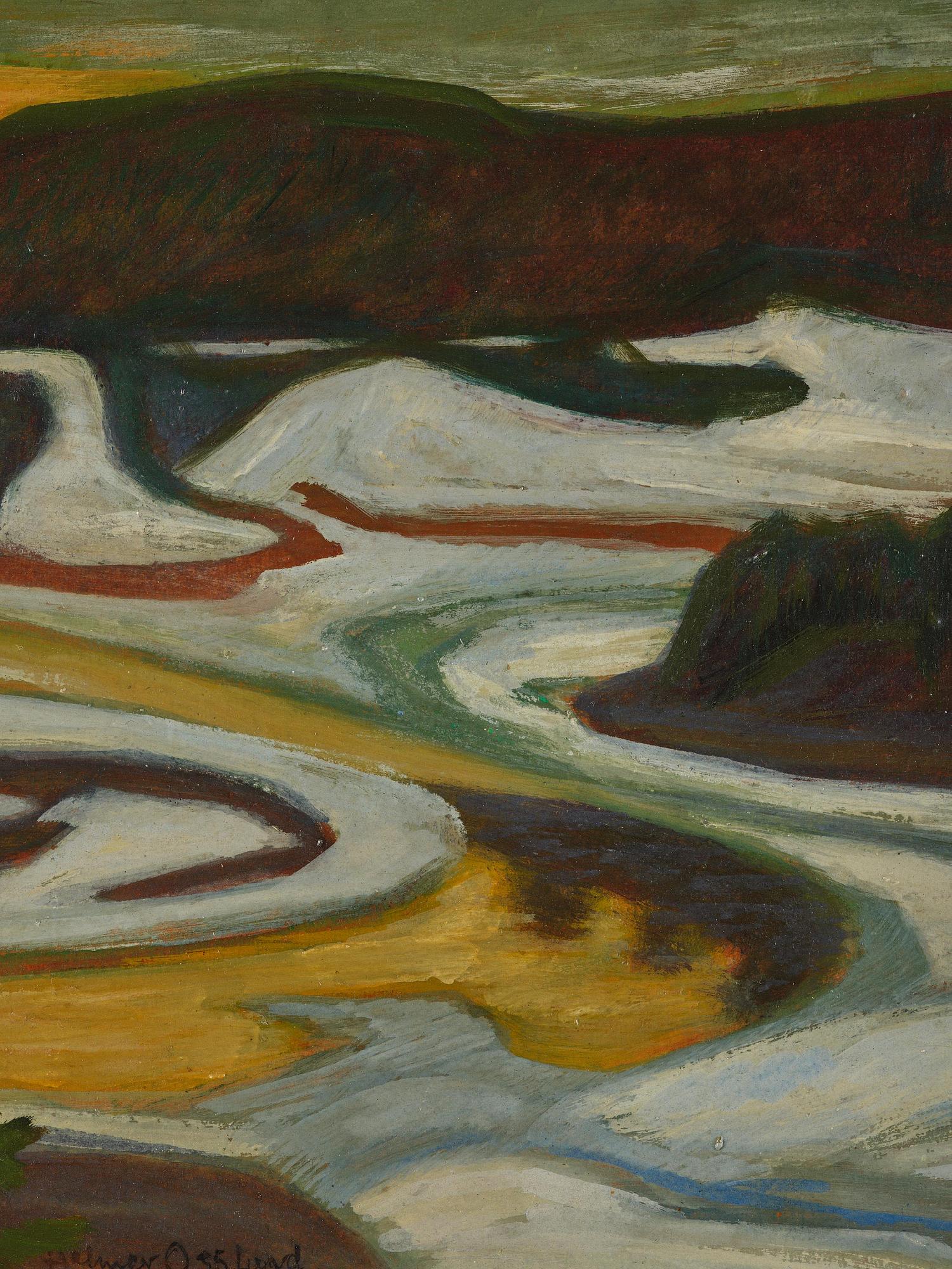Helmer Osslund, Islossning, Ångermanälven.