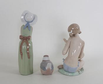 FIGURINER, 3 st, porslin. Lladro.