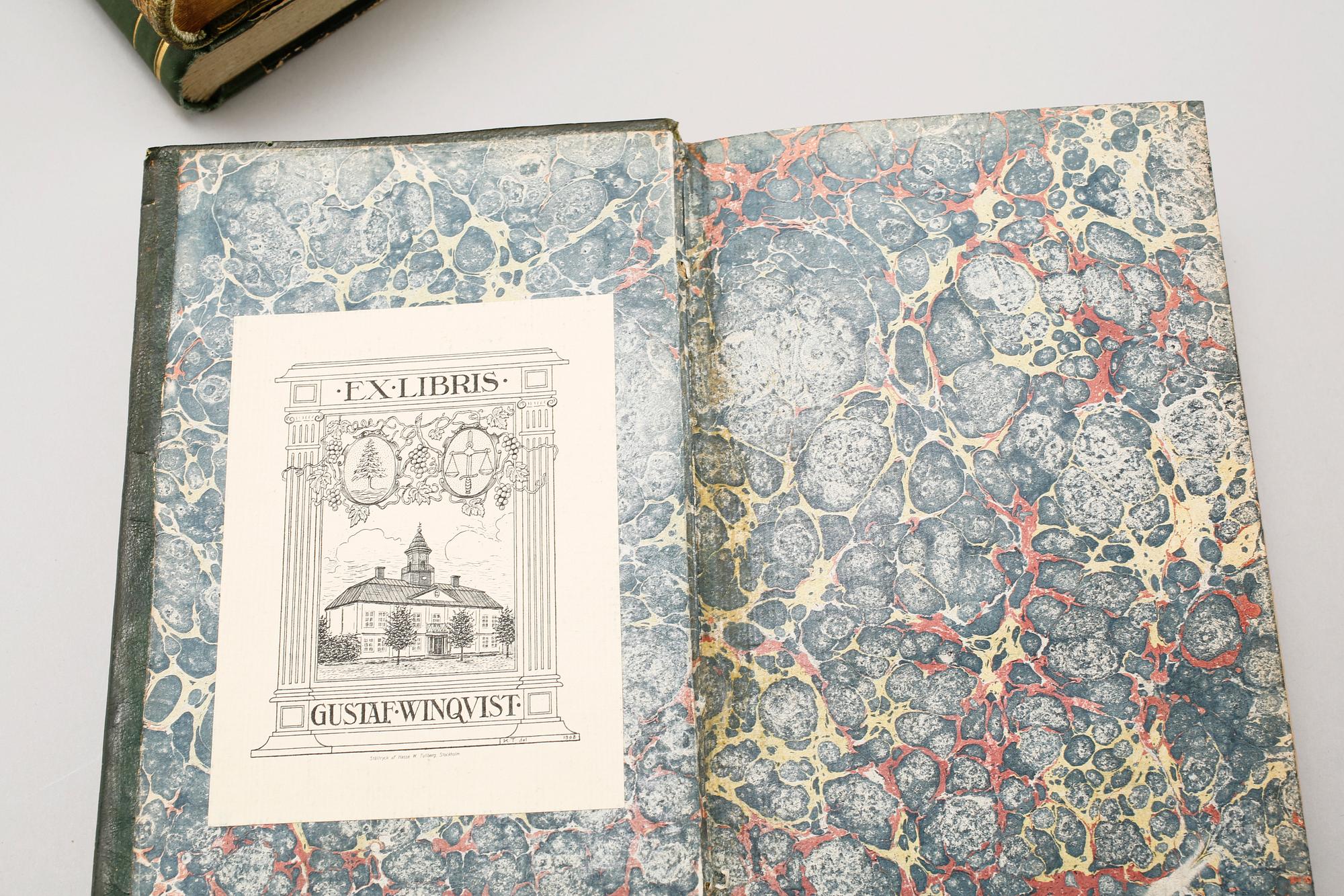 4 volumes of 'Svensk Botanik' ('Swedish Botany') by J. W. Palmstruch, 1803-1805.