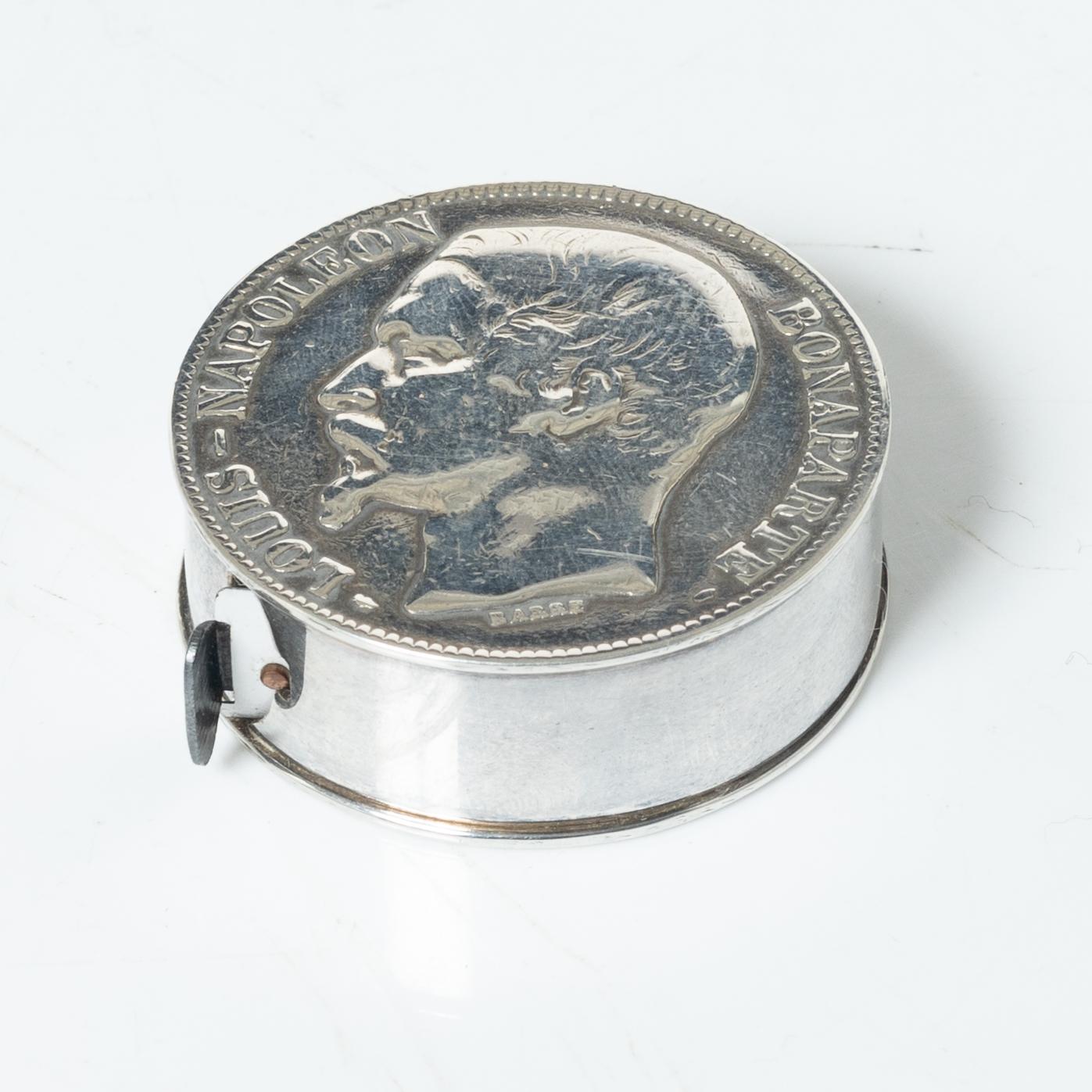 Hermès, måttband, silver, Louis Ravinet & Charles Denfert, Paris, verksamma 1891-1912.