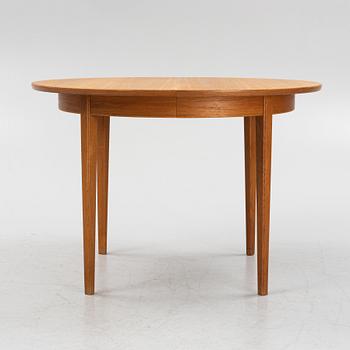 Carl Malmsten, a dining table and four chairs, model 'Vardags', mid 20th century.