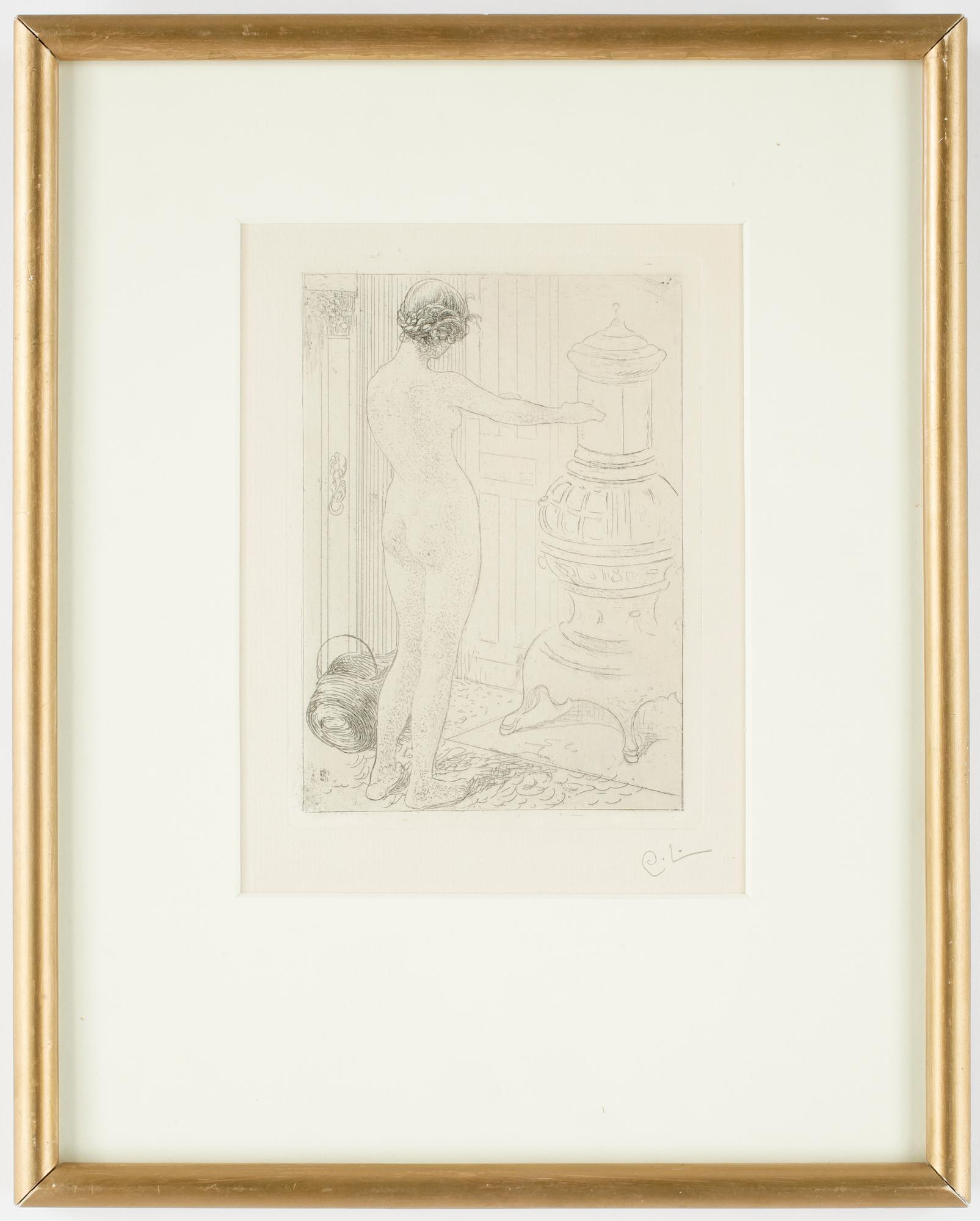 "The model by the stove"".