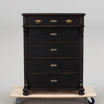 A late 1800s chest of drawers.