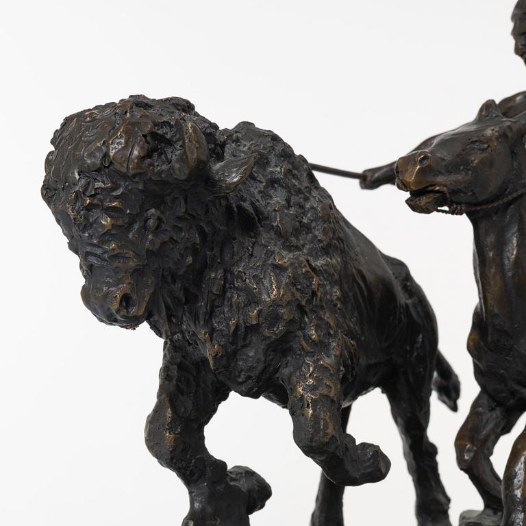 Frederic Sackrider Remington, efter. "Buffalo Hunt".