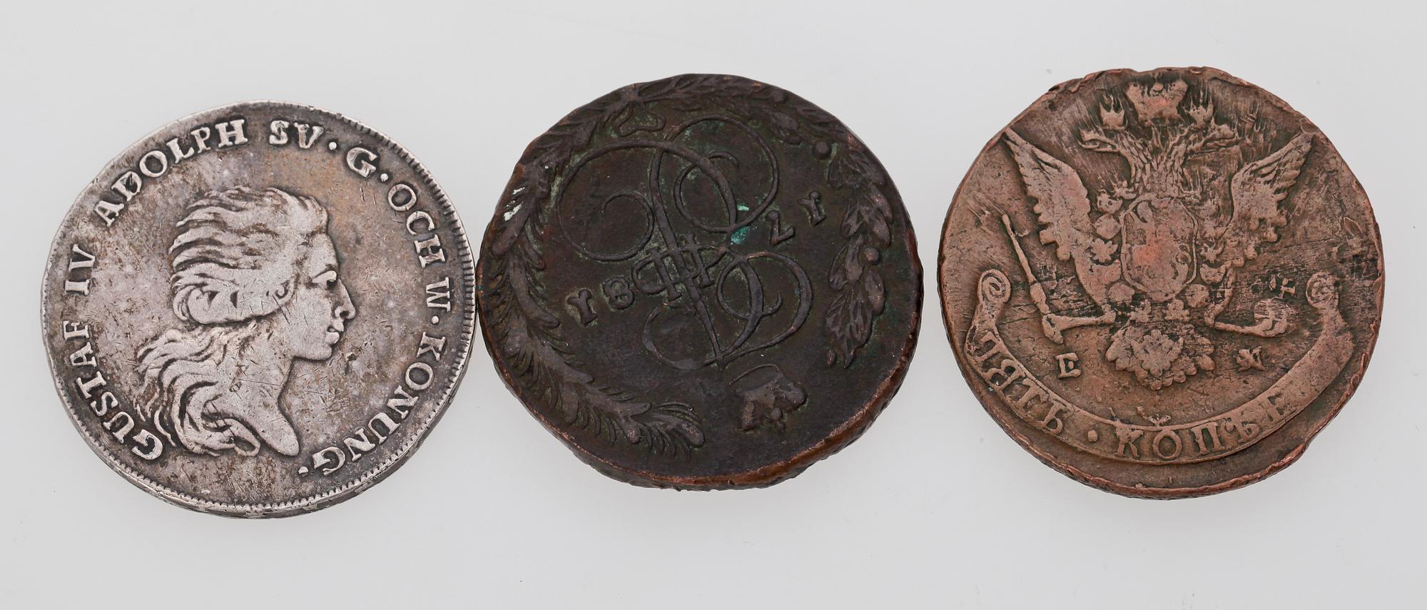 MYNTALBUM, 1800/1900-tal.