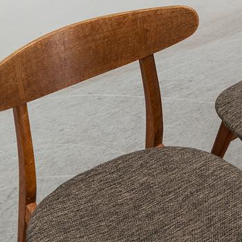 Three modell CH-23, 'Spisestolen' by Hans J Wegner for Carl Hansen, Denmark.