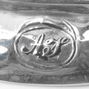 A Swedish silver cup, mark of Olof Bergstedt, Stockholm 1795.