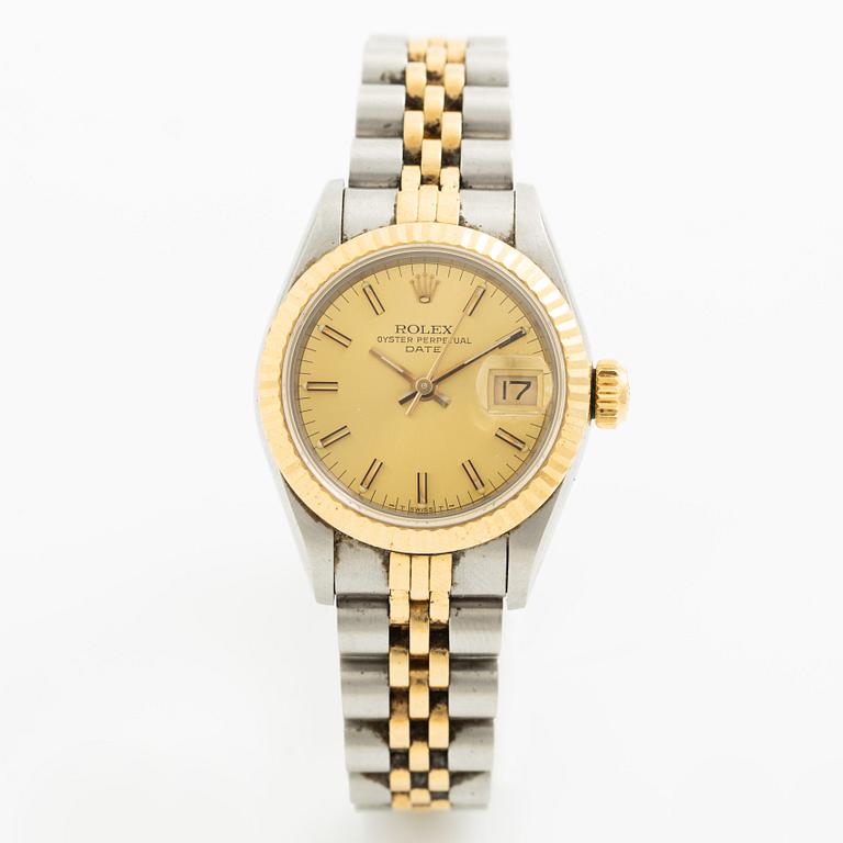 Rolex, Date, wristwatch, 26 mm.